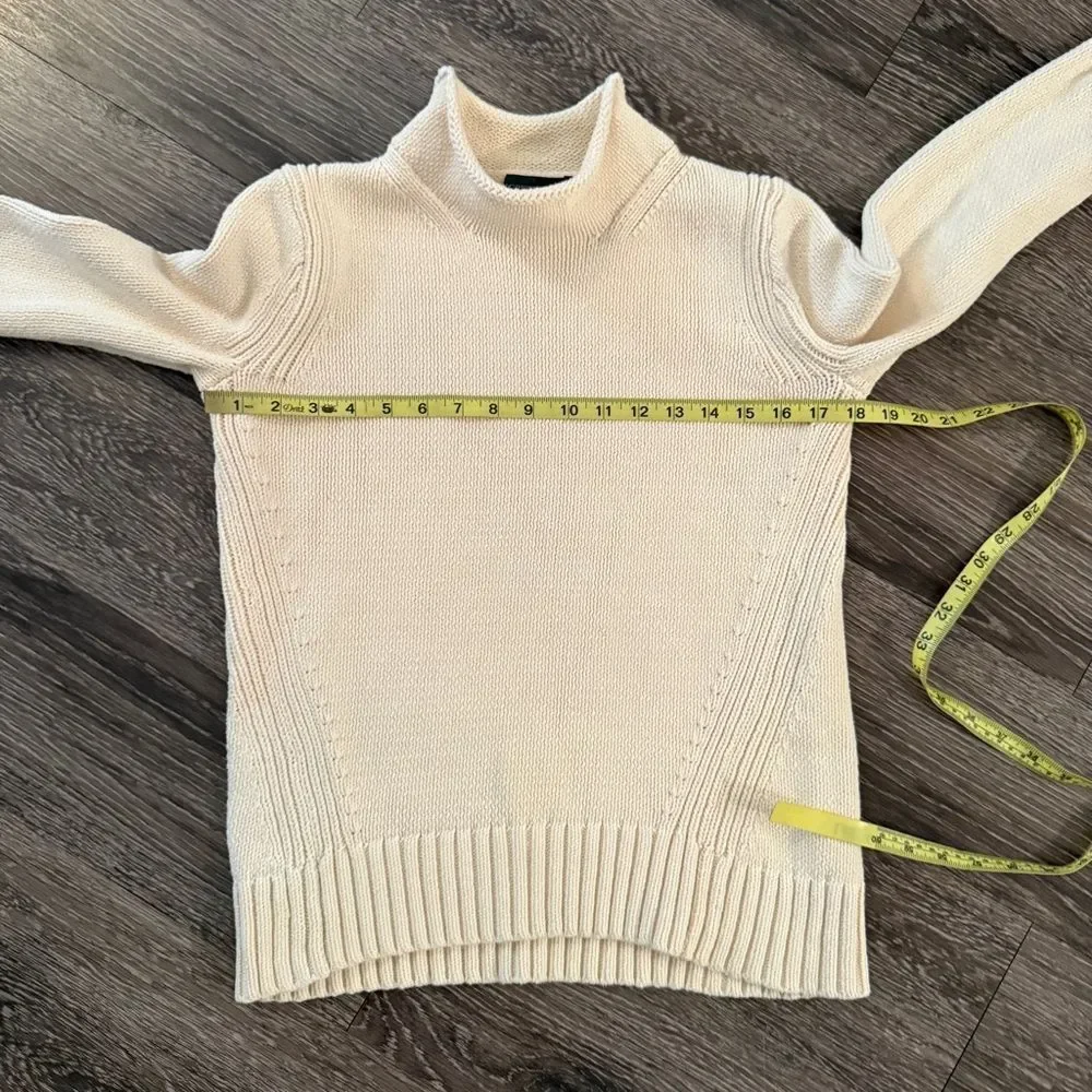 J. Crew Always Cream Roll Neck Sweater